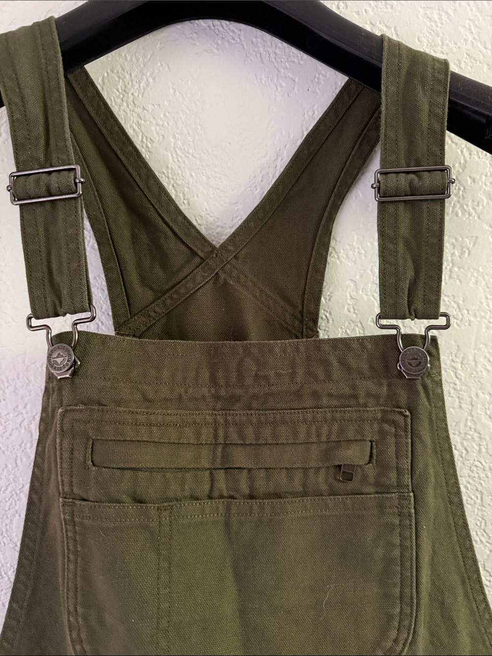 Patagonia Olive Green Short Overalls size large - Picture 4 of 6